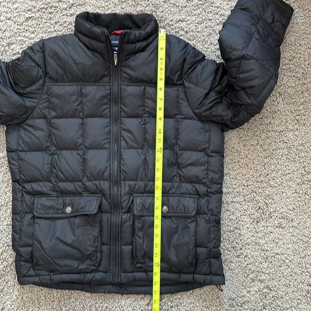 Land’s End Men's Black Quilted Puffer Jacket